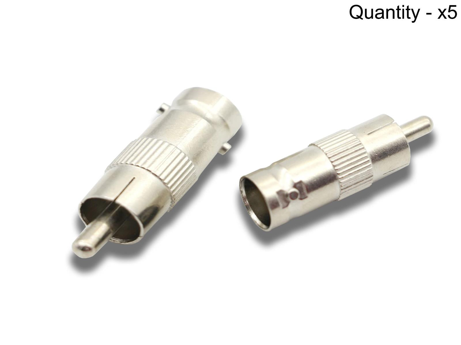 BNC Socket to RCA Plug Adaptor