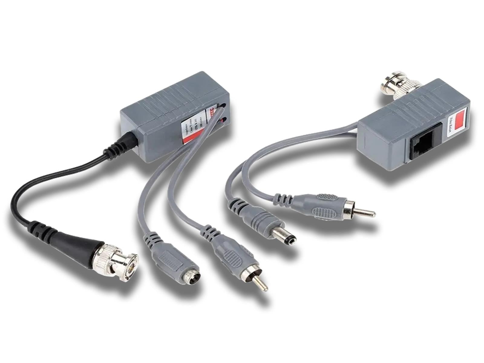 BNC Coax RJ45 Balun W/Audio
