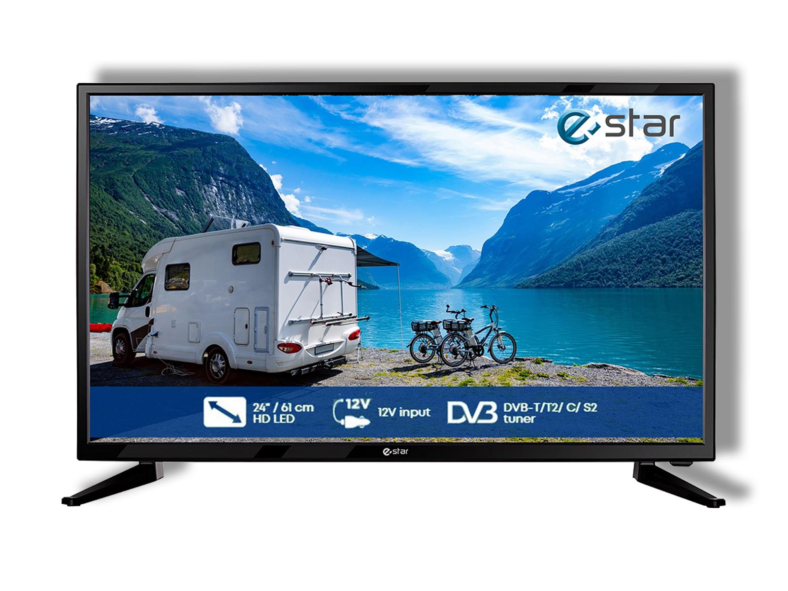 e-Star™ 24 Inch LED TV (12 Volt Compatible) |For Home\Caravan\Motorhome|