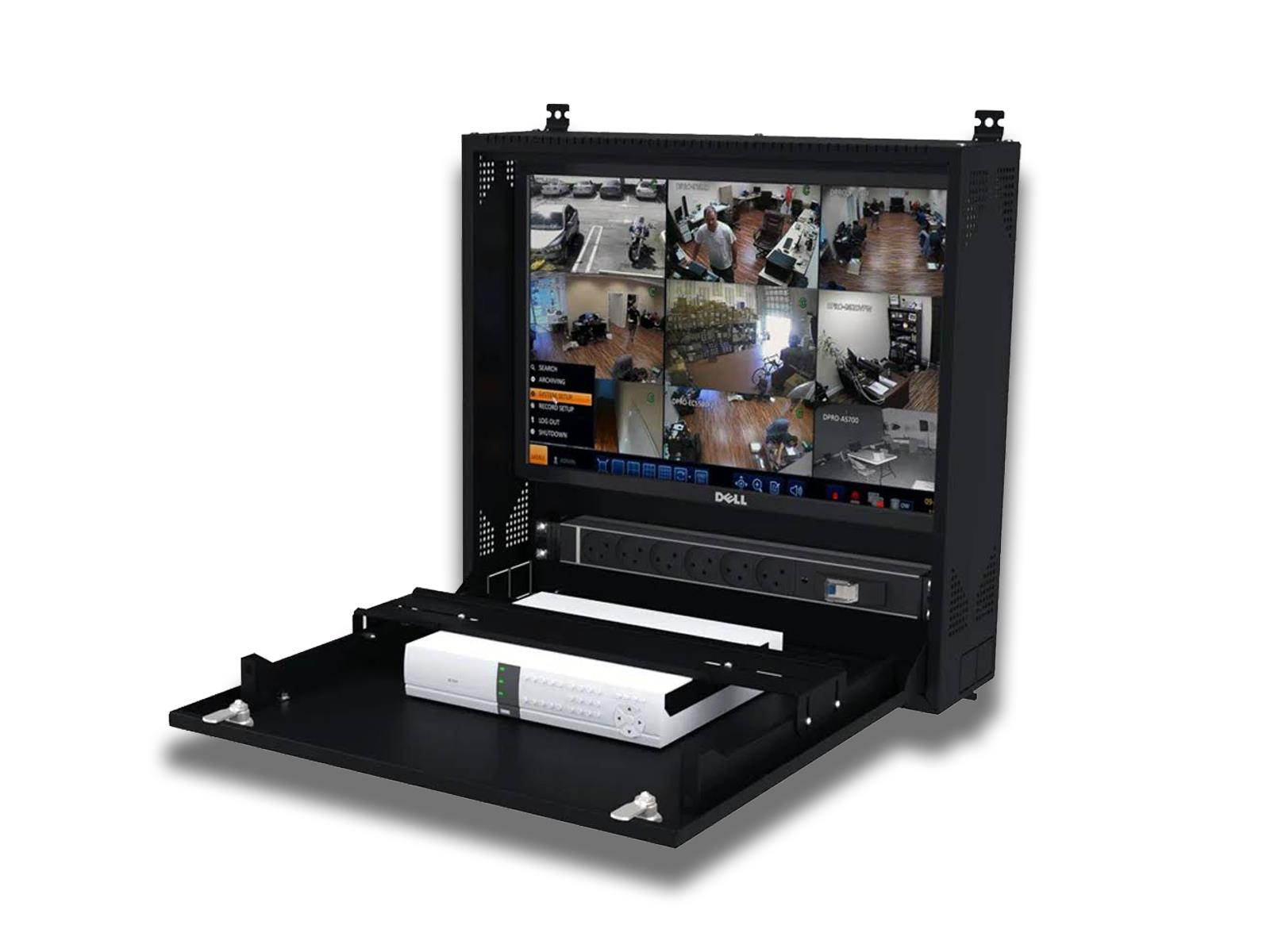 19" Rack Mountable DVR / NVR Lock Box (2U, VESA 100)