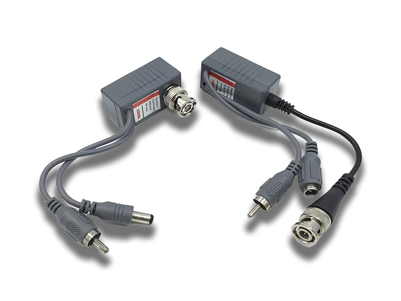 BNC Coax RJ45 Balun W/Audio