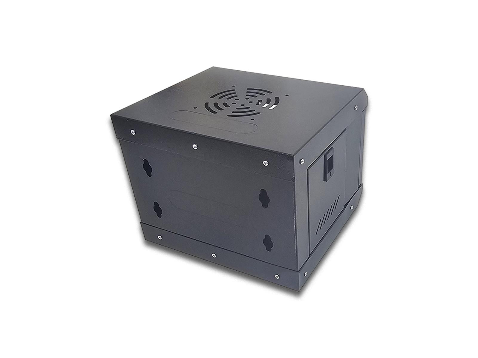 4U Rack Mount Cabinet - 10" Half Rack for SOHO & CCTV | Wall Mountable Server Cabinet with Shelf
