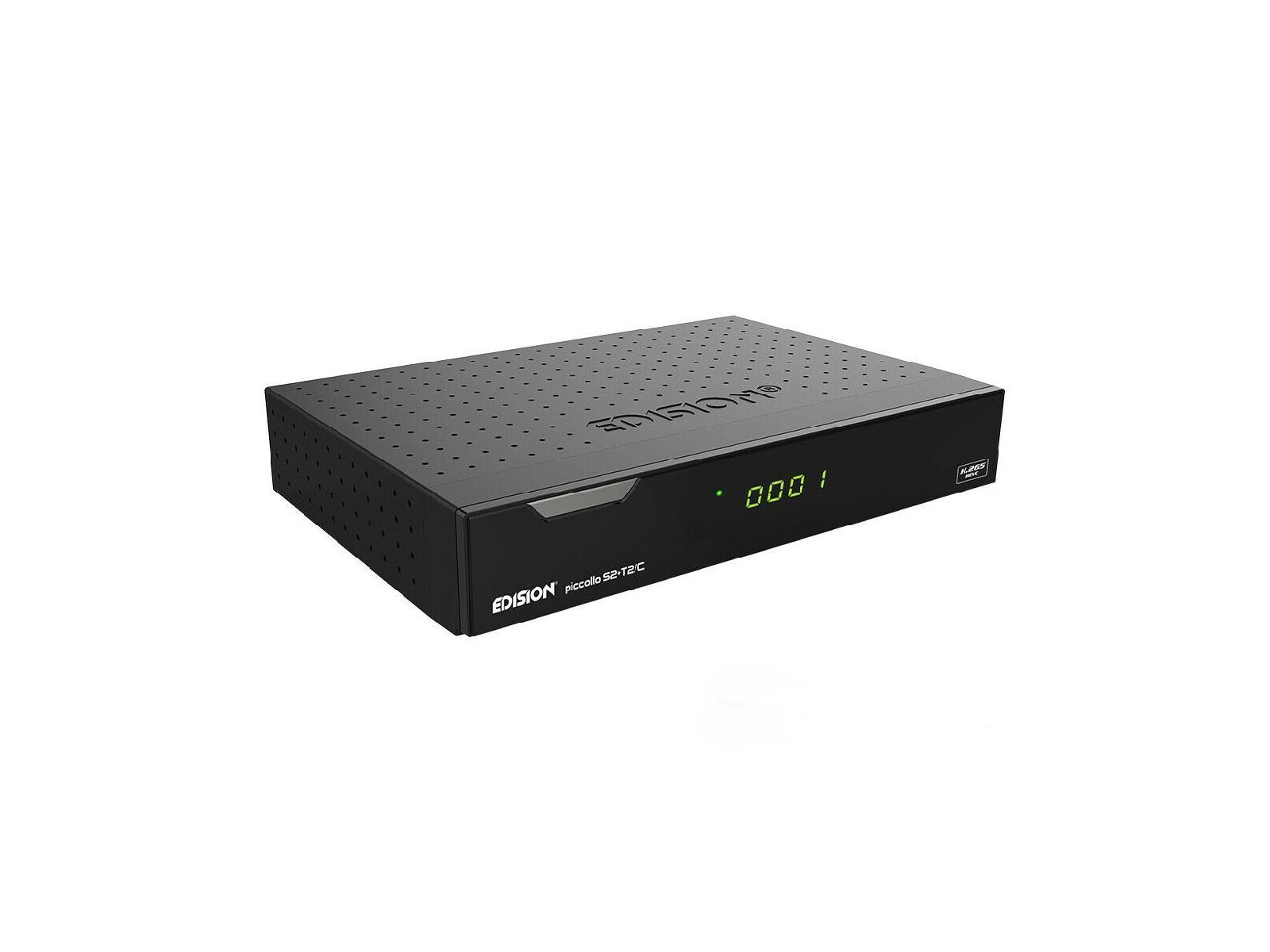 Edision PICCOLLO Combo Box | Pre-Programmed with UK Free to Air Channels
