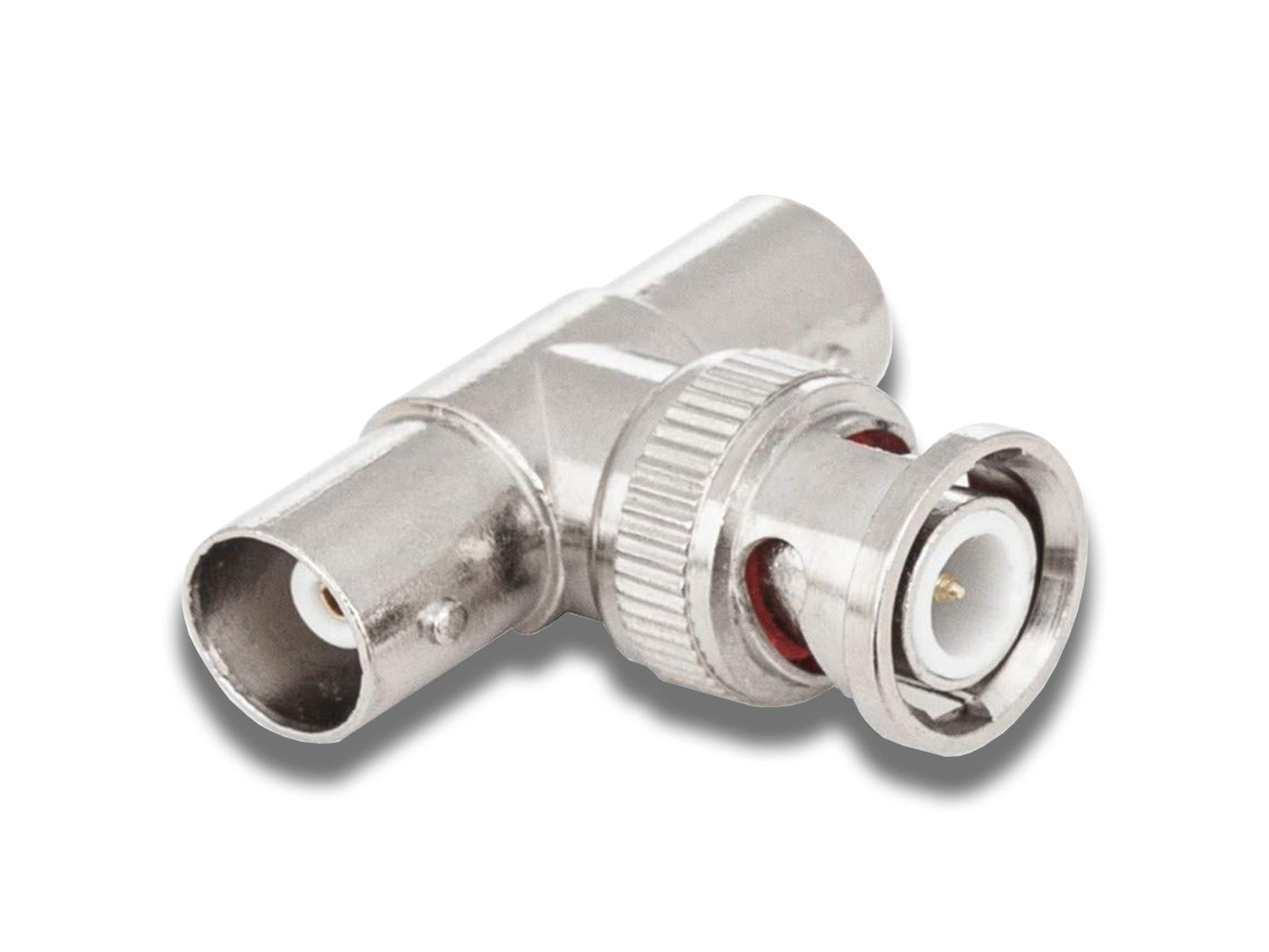 2 Way BNC T-Splitter Male to 2x Female