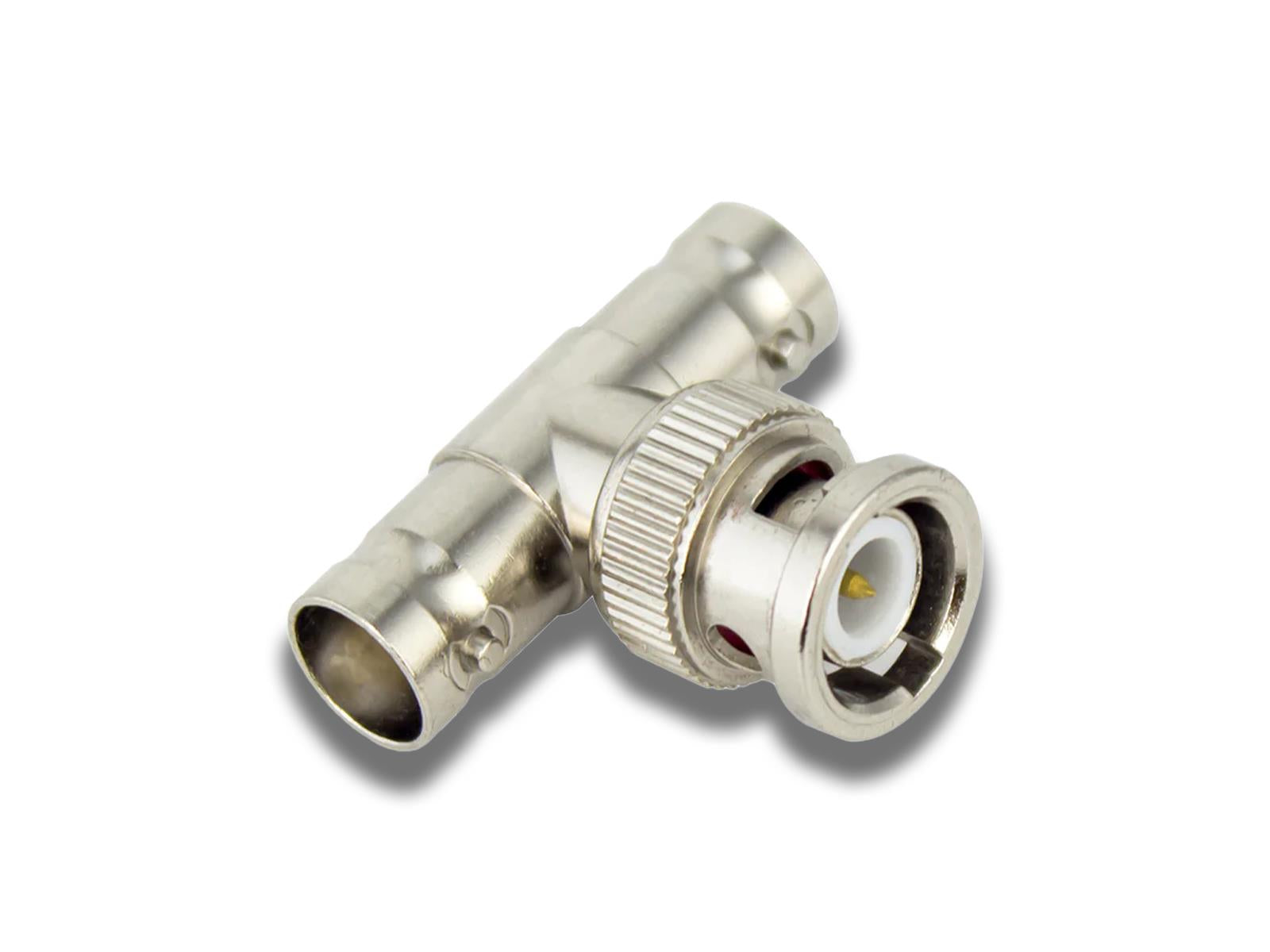 2 Way BNC T-Splitter Male to 2x Female