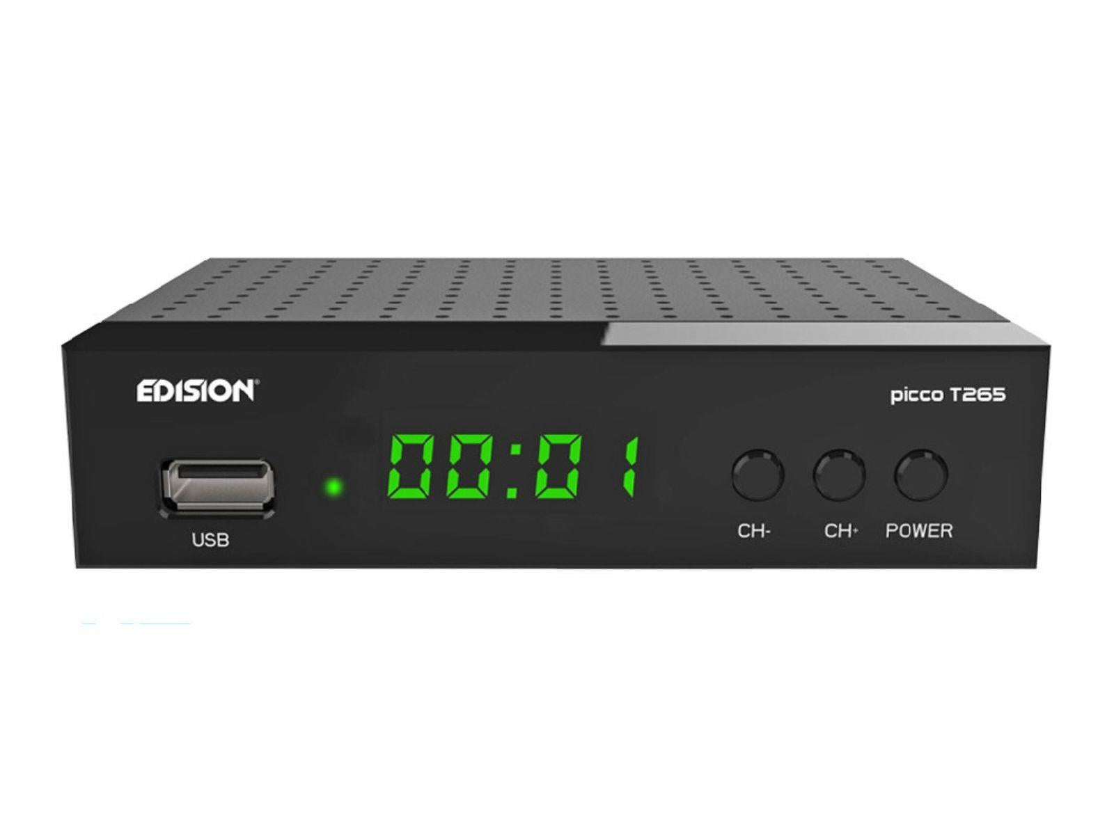 Edision™ Picco T2 DVB-T2 Receiver | Multimedia Playback