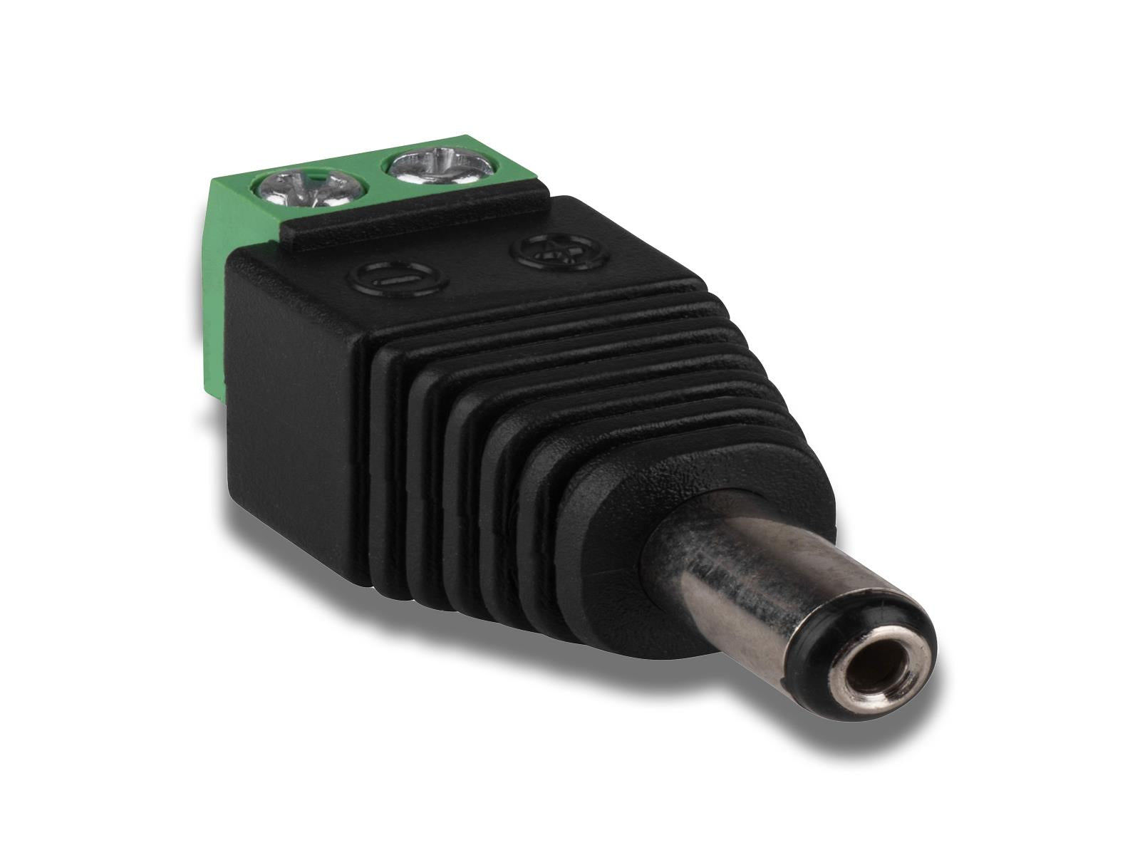Male DC 5.5 x 2.1mm Plug to Screw Terminal Block Adapter