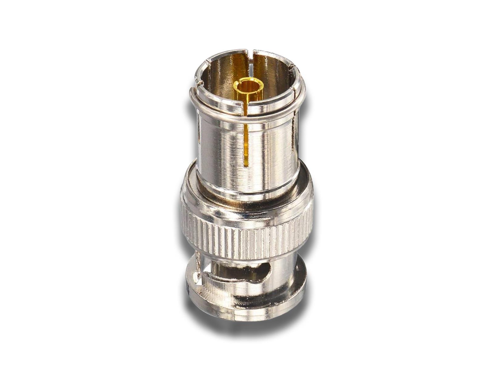 Female Coaxial to Male BNC Adapter