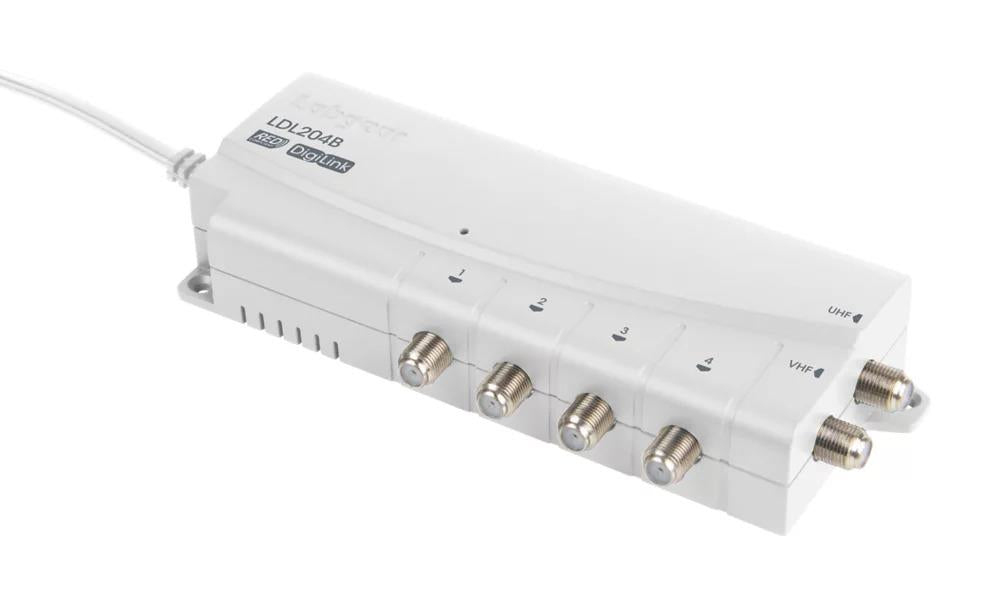 Labgear 4 Way TV Amplifier with Bypass