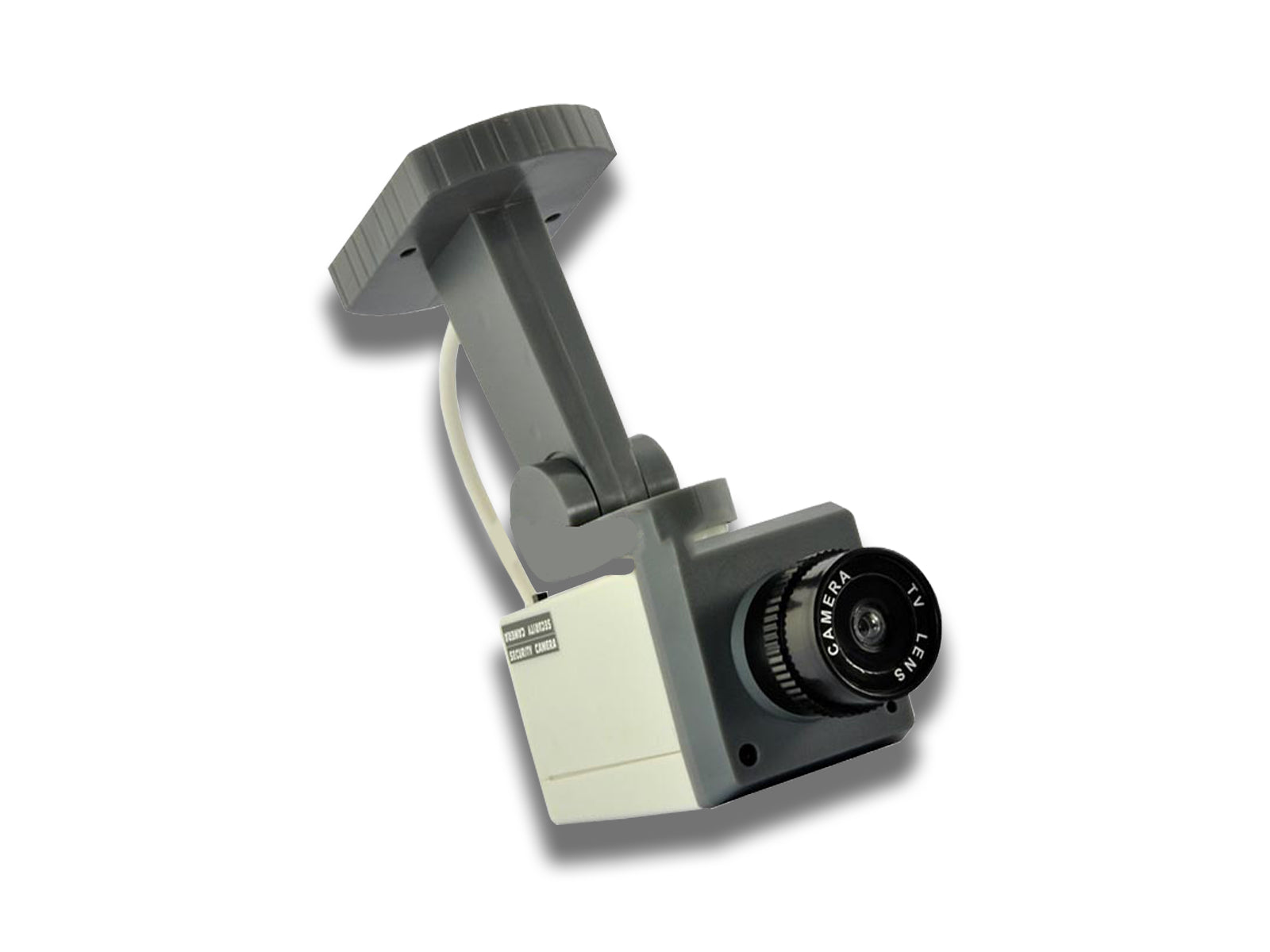 Dummy Bullet Camera (White w/ Motion Detection)