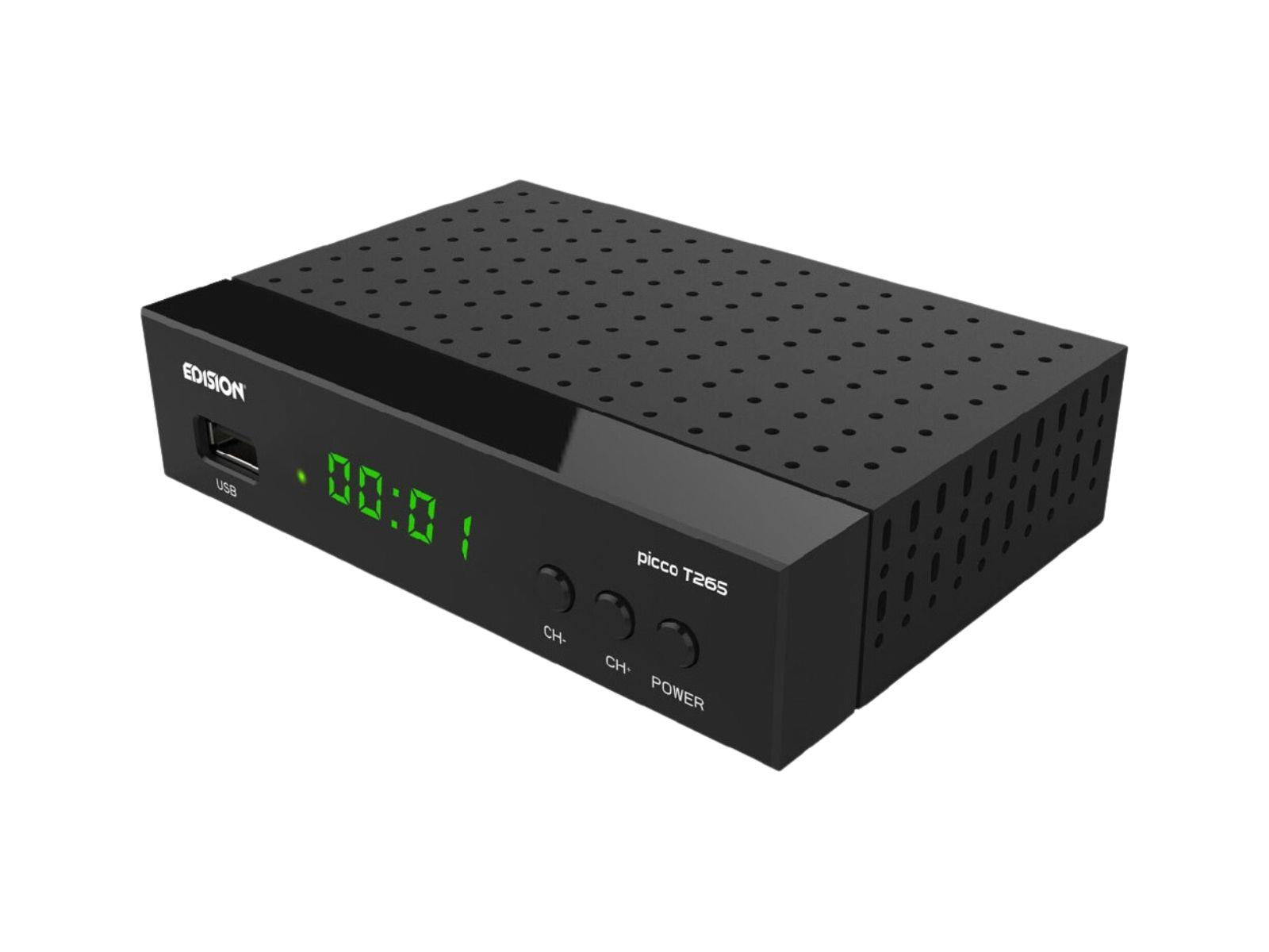 Edision™ Picco T2 DVB-T2 Receiver | Multimedia Playback