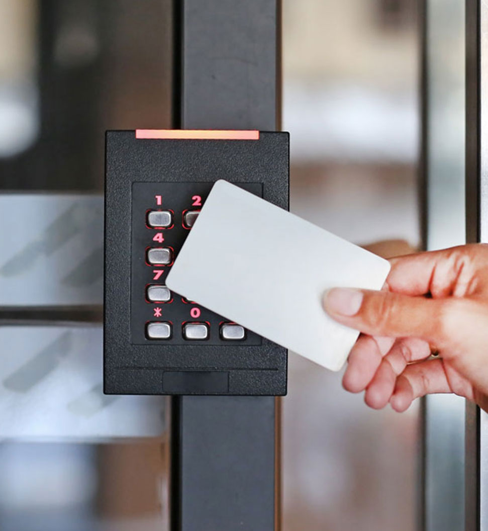 this is an image of a keypad to limit who has access to the building