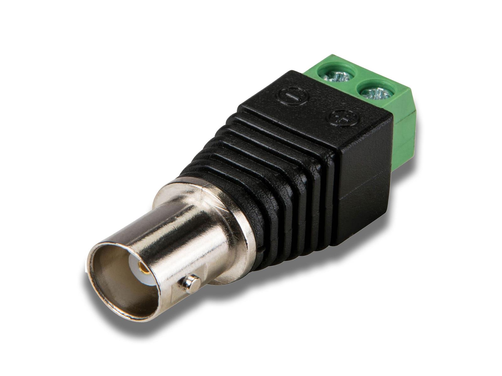 Female BNC Socket to Screw Terminal Block Adapter