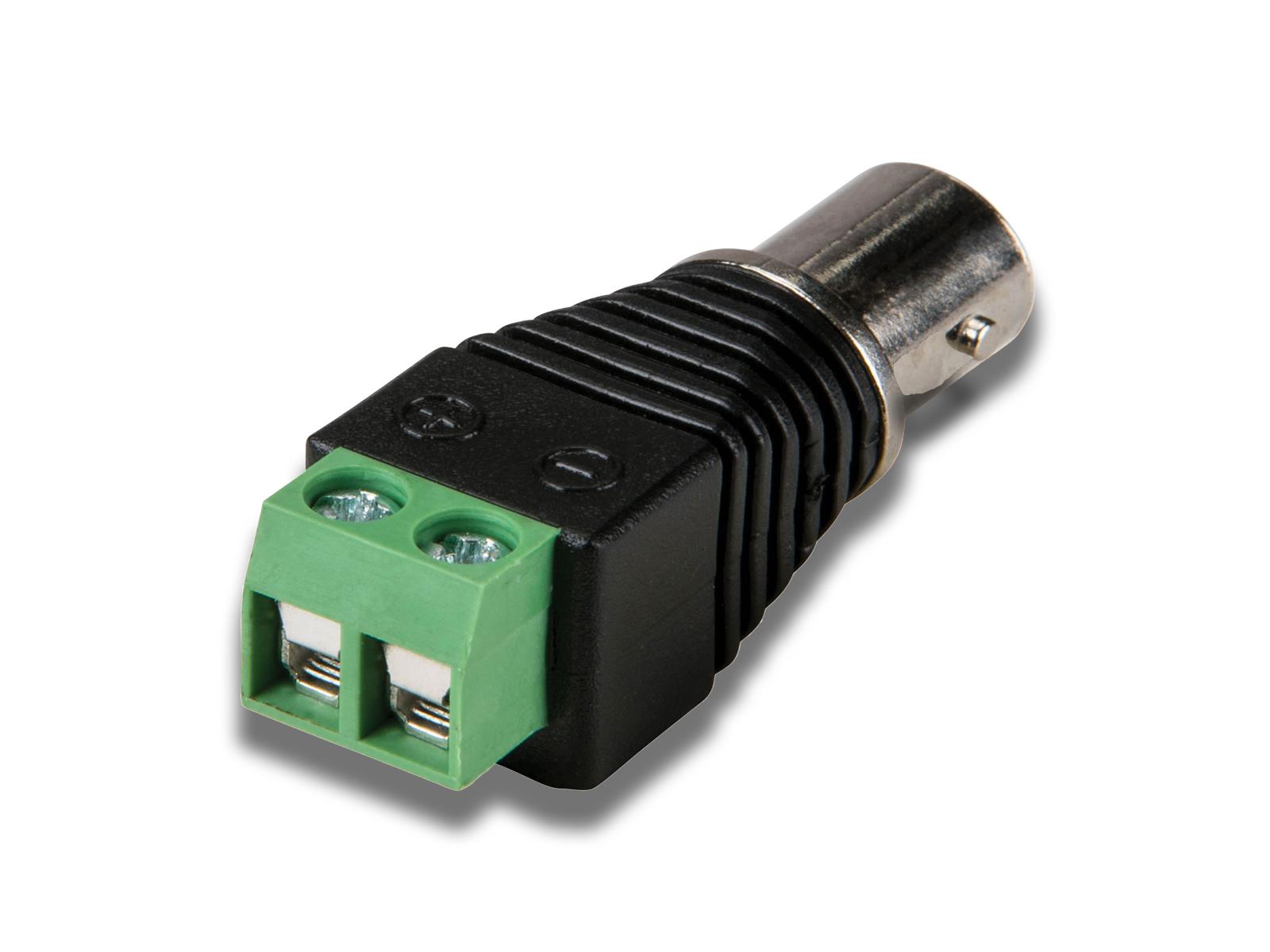 Female BNC Socket to Screw Terminal Block Adapter